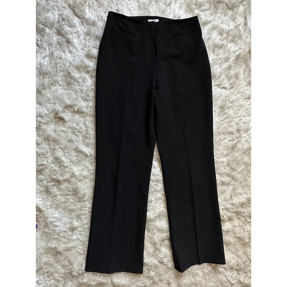 Willi Smith black flat front stretch pants sz 8